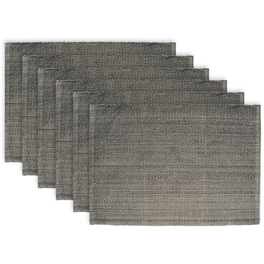 Fabstyles Set de table en coton classique décontracté Lot de 6 sets de table épais lavables en machine