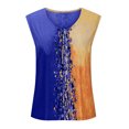 thumbnail image 4 of Birdeem Womens Summer Casual Design V-Neck Button Print Undershirt, 4 of 6