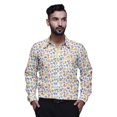 thumbnail image 1 of BESTMAN Chemises Imprimées pour Hommes à Manches Longues Boutonnées Chemise Habillée Décontractée en Coton, 1 of 5
