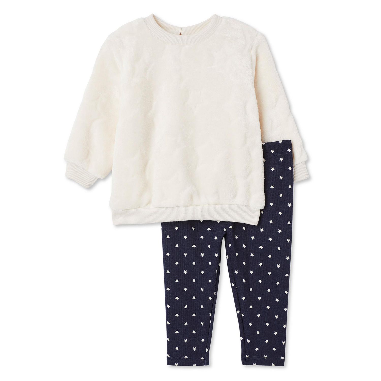 Ensemble 2 pièces en peluche George pour bébés filles