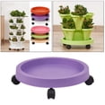 thumbnail image 4 of Plateau de Pot de Fleurs Roulant avec Roues, Soucoupe pour Plante, Transporteur de Fleurs Robuste, 4 of 8
