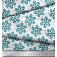 thumbnail image 4 of Soimoi Rayon Fabric Leaves & Floral Artistic Decor Fabric Printed Yard 42 Inch Wide, 4 of 4