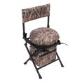 thumbnail image 2 of Chaise Pliante Portable, Chaise d'Extérieur Pivotante à 360 Degrés Confortable pour Voyager, 2 of 7