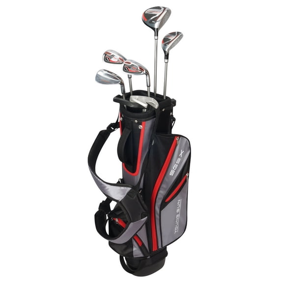 Young Gun SGS X Ace Junior Golf Clubs Set with Bag, Right Hand, Red Ages 9-11