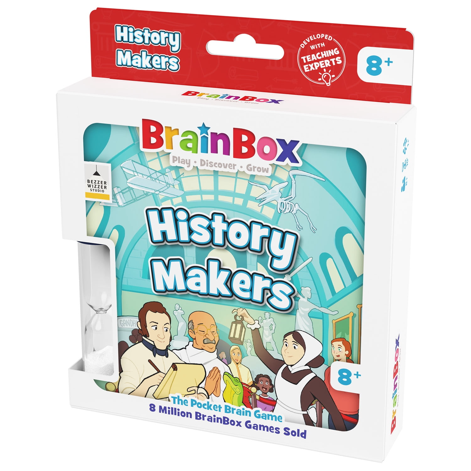 BrainBox Pocket – History Makers Educational Card Game (EN)