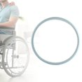 thumbnail image 1 of Langgg Polyurethane Wheelchair Street Tire Replacement Elastic Non Polyurethane Wheelchair Street Tire Pneumatic Non Pneumatic Tires Tires 22 Inch Grey, 1 of 8
