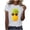 White, variant on LUOGENLI Female T-shirts for Womens Ladies Fashion Casual Pineapple Print T Shirt Short Sleeve Top2 Womens T-shirts Graphic Tees Summer Clothes Red XL