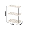 thumbnail image 4 of Dvruxg 3 Tier Storage Rack with Shelf, Kitchen Spice Rack, Under Sink Countertop Makeup Organizer Standing Rack for Bathroom Counter, 4 of 5