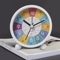 thumbnail image 3 of Children's Alarm Clock, Analogue Alarm Clock, No Ticking, Learning Alarm Clock, Children's Quartz Alarm Clock, 3 of 3
