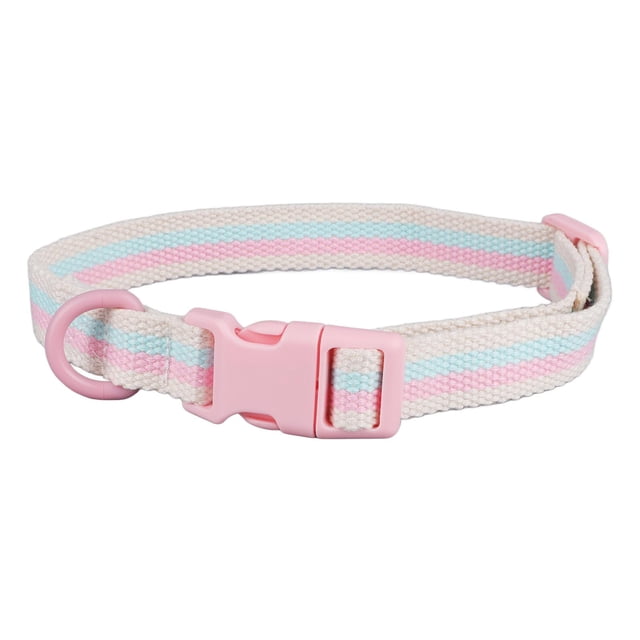 Collier pour Animaux de Compagnie, Collier pour Chien en Polyester Réglable pour une Utilisation Quotidienne pour Chien Petit et Moyen, Orange, Vert