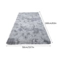 thumbnail image 3 of Grey Soft Modern Area Rugs For Home Decor Floor Mat Non Slip Rug For Living Room Bedroom Sofa Side Carpet Machine Washable Soft Pile Dimensions 19.69 X 62.99 Inches, 3 of 4