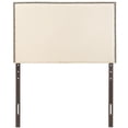 thumbnail image 2 of Modway Region Linen Fabric Upholstered Twin Headboard in Ivory with Nailhead Trim, 2 of 5