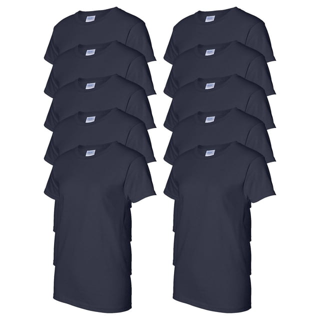 Gildan T-Shirt Sans Coutures Prélavé pour Femmes, Lot de 10