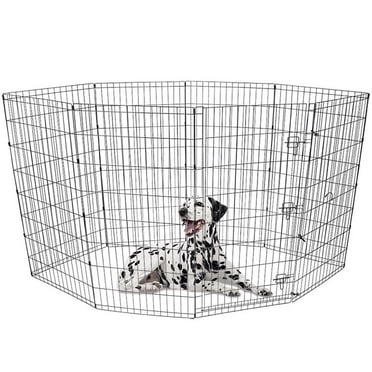 Vibrant Life Clôture d'exercice pliable en métal pour chien avec portail,42in