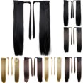 thumbnail image 2 of Synthetic Wig Long Straight Protective Ponytail Wig Hair Wig, 2 of 10