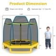 thumbnail image 3 of Costway Trampoline pour Enfants de 7 Pi Extérieur Intérieur Récréatif Saut, 3 of 10