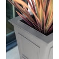 thumbnail image 3 of Veradek Brixton Tall 28" Planter Grey, 3 of 10