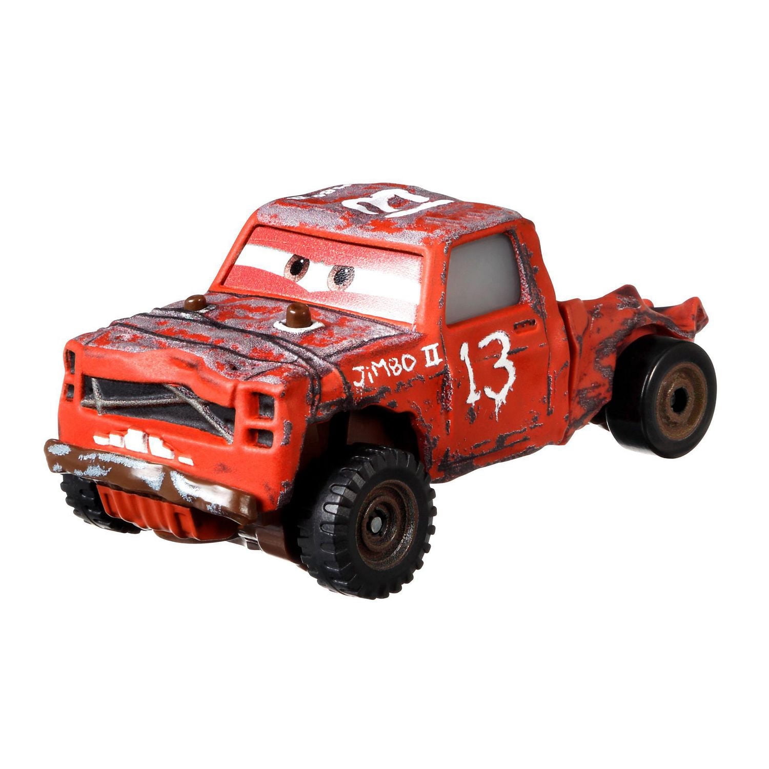 Véhicule Cars Jimbo a l'échelle 1:55 du Disney Pixar