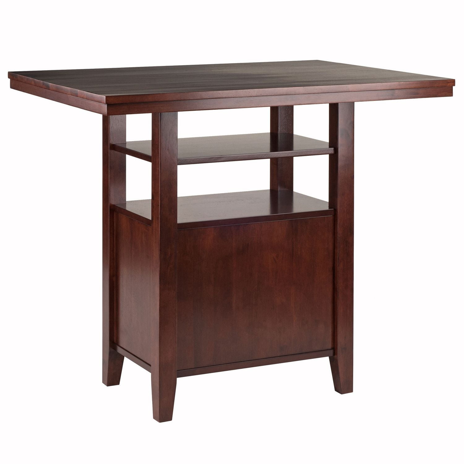 Winsome Table haute Albany en fini Noyer