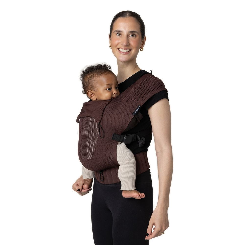 Flybaby 3D Knit Baby Carrier - Mokka