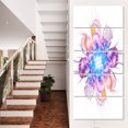thumbnail image 1 of Perfect Fractal Flower in Multi Colors - Floral Canvas Art Print, 1 of 3