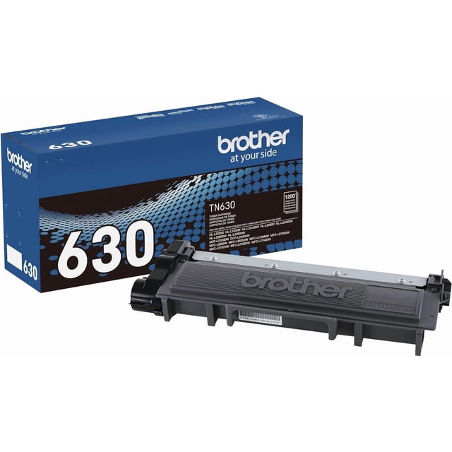 Brother TN630 Black Toner Cartridge, Standard Yield