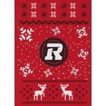 thumbnail image 2 of CFL Ottawa Redblacks Ugly Xmas Sweater Red Large T-Shirt, 2 of 4