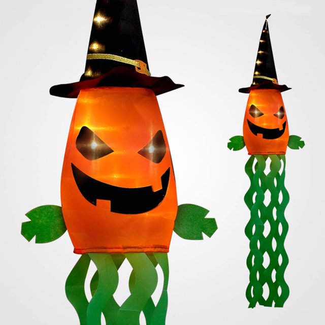 RKSTN Fall Decorations for Home LED Halloween Lights Horror Clothes Hat Light Skeleton String Lights Party Yard Decor Decorations