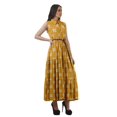 thumbnail image 2 of Moomaya Robes Chemises à Col pour Femmes Imprimées en Rayonne à Boutons Robes Maxi pour Femmes, 2 of 4