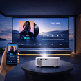 thumbnail image 3 of Boss A5 1080p Full HD Android 11 Projector, 16:9 Aspect Ratio, 4000 Lumens, 3 of 8