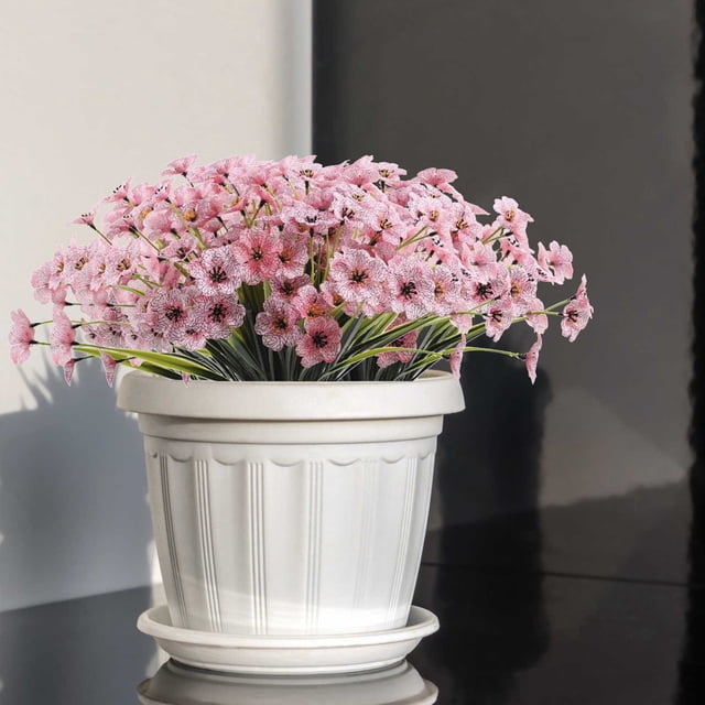 Simulation Violet Artificial Flowers Outdoor Protection Artificial Flowers Garden Decoration Artificial Flowers