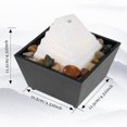 thumbnail image 3 of CHUANK 20004744701to Plastic Tabletop Water Fountain with LED Light Indoor  Black, 3 of 6