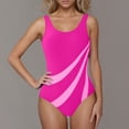 thumbnail image 2 of Tqcoqu Women's Solid Color Backless Casual Swimsuit, 2 of 5