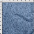 thumbnail image 4 of oneOone Polyester Spandex Medium Blue Fabric Asian Floral Block Sewing Craft Projects Fabric Prints By Yard 56 Inch Wide, 4 of 4