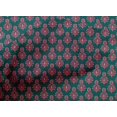 thumbnail image 4 of oneOone Cotton Cambric Fabric Floral Block Printed Fabric 1 Yard 56 Inch Wide, 4 of 4
