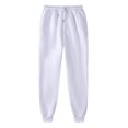 thumbnail image 1 of Men‘s Casual Joggers Cotton Sweatpants Workout Athletic Pants with Pockets Drawstring Gym Running Pants, 1 of 2
