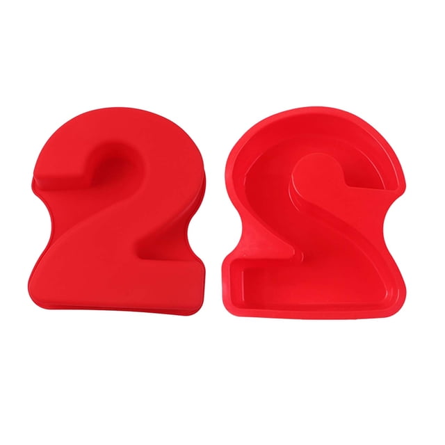 TIMIFIS Silicone Mold 10 Inch Large Silica Gel Large Cake Birthday Number Cake Pizza Pan Baking Cake Bread Kitchen DIY Mould Kitchen Gadgets