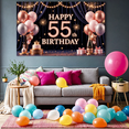 thumbnail image 5 of Decorative Design Birthday Party Banner Celebration Backdrop for Birthday Party Indoor Decoration Photo Shoot, 5 of 5
