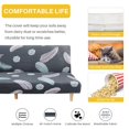 thumbnail image 4 of 2024 2021 New Armless Futon Cover Stretch Folding Sofa Bed Slipcover Polyester Elastic Fabric All-Inclusive Cover Furniture Protector, 4 of 9