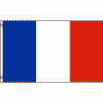 thumbnail image 1 of Drapeau de la France en Polyester, 1 of 1