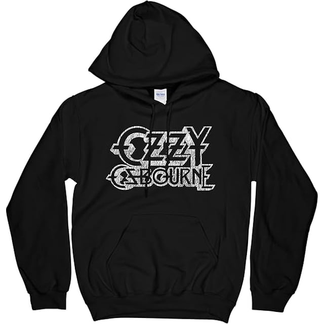 Ozzy Osbourne Vintage Logo Black Small Hoodie