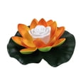 thumbnail image 1 of 18/28cm Fake Lotus Flower LED Swimming Pool Garden Pond Floating Floral Lamp, 1 of 10