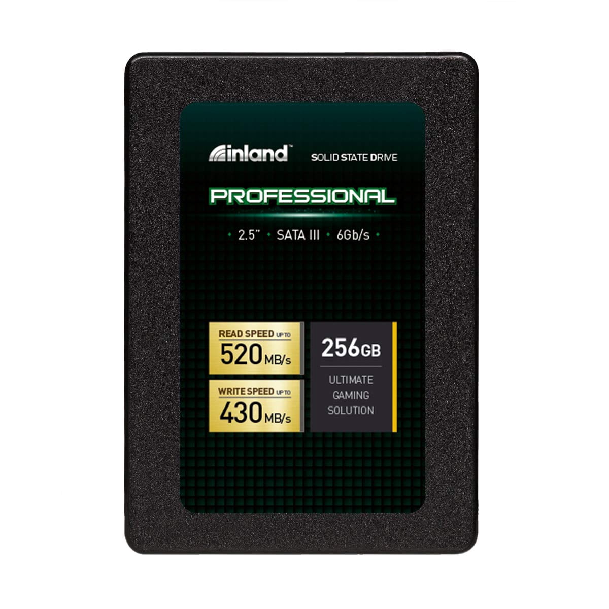 INLAND Professional 256GB SSD 3D TLC NAND SATA III 6Gb/s 2.5"" 7mm Internal Solid State Drive (256GB)