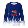 thumbnail image 5 of Kcodviy Chandails en Molleton Amples de Noël pour Femmes Imprimé Col Rond Chandail en Molleton Cactus Chandails à Capuchon Femmes Col Rond Ajusté Chandail Décontracté Manches Longues Chemises d'Entraînement Blouse Ample, 5 of 5