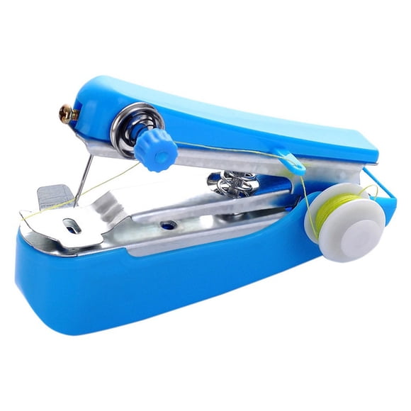 Dvkptbk Sewing Machine Portable Needlework Mini Hand-Held Clothes Fabrics Sewing Machine Home & Garden