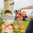 thumbnail image 3 of Thehsnt 58cc 20 Inch Gasoline Chainsaw,High Power Gas-powered Fast Cutting Gas Sawing , Handheld Cutting Wood Machine, 3 of 10