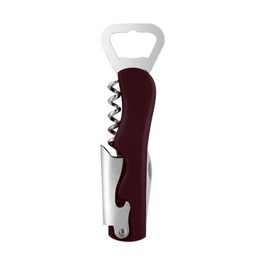 Fesfesfes Household Wine Opener Set Multi Function Corkscrew with Foil Cutter Rustproof Steel for Red White Wine Bottles Kitchen Bar