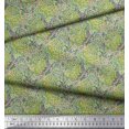 thumbnail image 3 of Soimoi Cotton Poplin Fabric Brush Stroke Abstract Decor Fabric Printed Yard 56 Inch Wide, 3 of 3