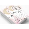 thumbnail image 2 of Inkdotpot 30Gender Reveal Baby Shower Invitation Cards Twinkle Twinkle Little Star Fill In Blank Invites, 2 of 7