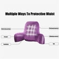 thumbnail image 3 of Mefallenssiah Plush Big Backrest Reading Rest Pillow Lumbar Support Chair Cushion with Arms, 3 of 5